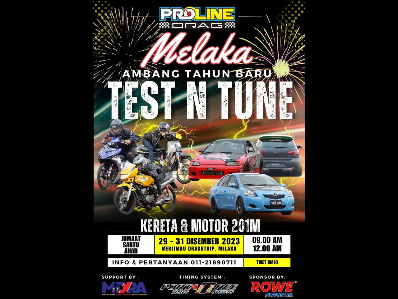 Melaka Test N Tune Dec 2023