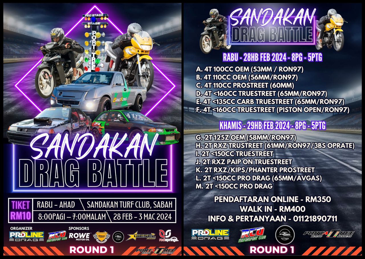 Sandakan Drag Battle 2024 Round 1